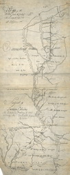 Map from Forks of Muskingham to Lake Erie 1805 MS Maps